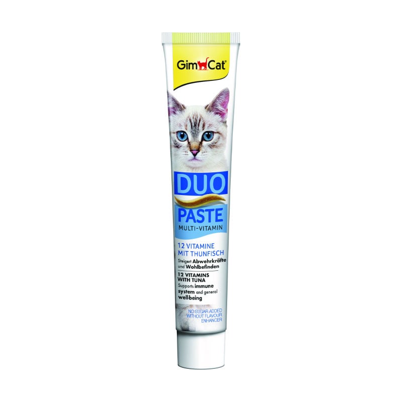 Паста для кішок GimCat Duo Paste Multi-Vitamin 12 вітамінів та тунець, 50 г